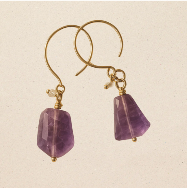 Amethyst  Earrings