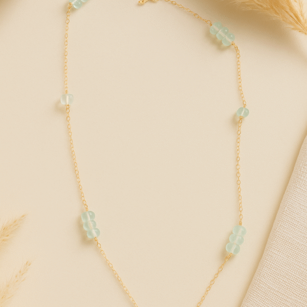 Aquamarine Quartz Necklace