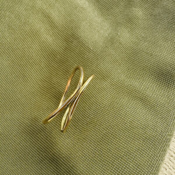 Double Circle Cutout Ring