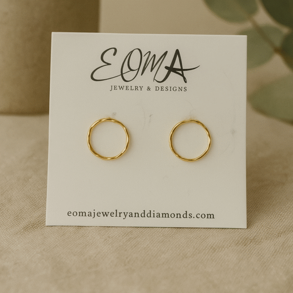 Eternity Circle Studs
